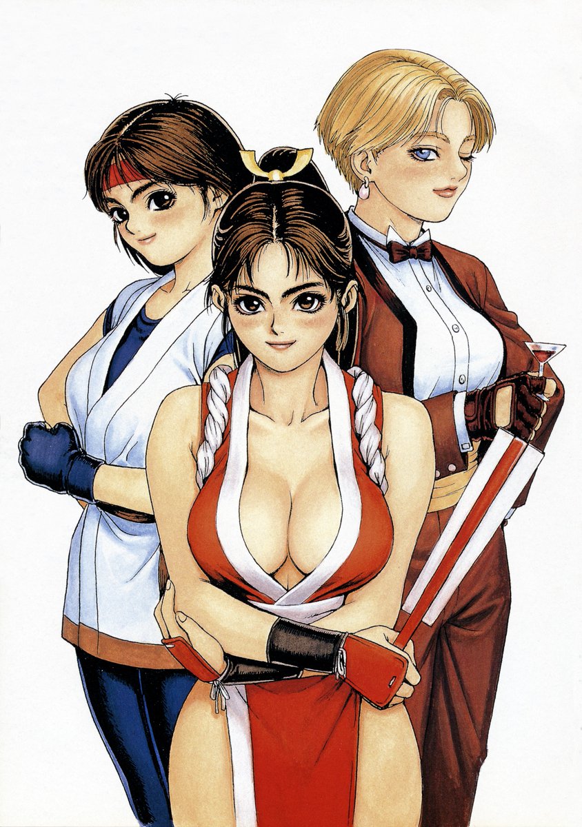 puremolecule's tweet image. #YuriSakazaki #King #MaiShiranui #SNK #KOF #FatalFury #AOF #不知火舞 #キング #ユリ・サカザキ #ザ・キング・オブ・ファイターズ #ケーオーエフ