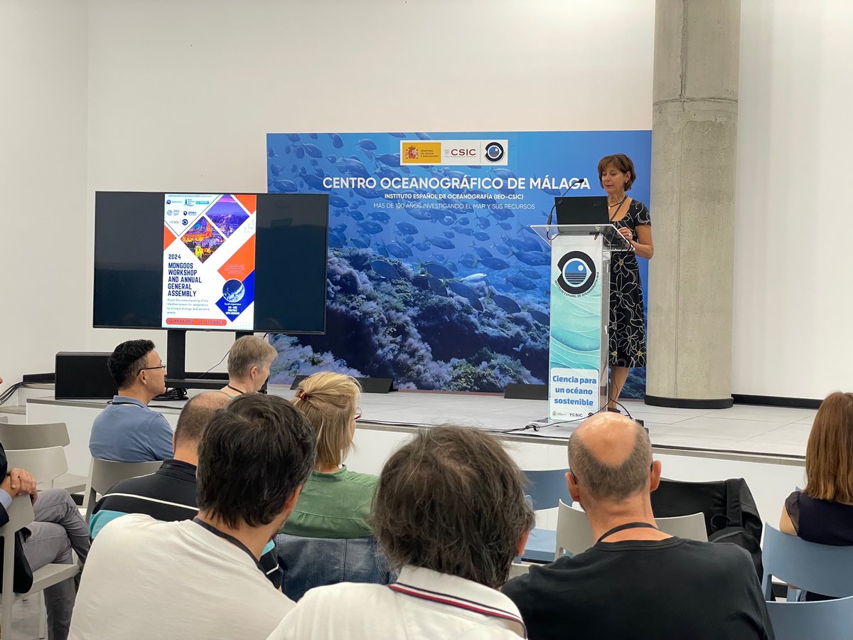 EuroGOOS's tweet image. 🚨 The #MonGOOS General Assembly &amp;amp; Workshop has officially started in Málaga, Spain, hosted by @IEOoceanografia! 🌊 They will discuss how to boost understanding of the Mediterranean for climate adaptation &amp;amp; extreme events. The workshop can be followed here bit.ly/3Y49xKy