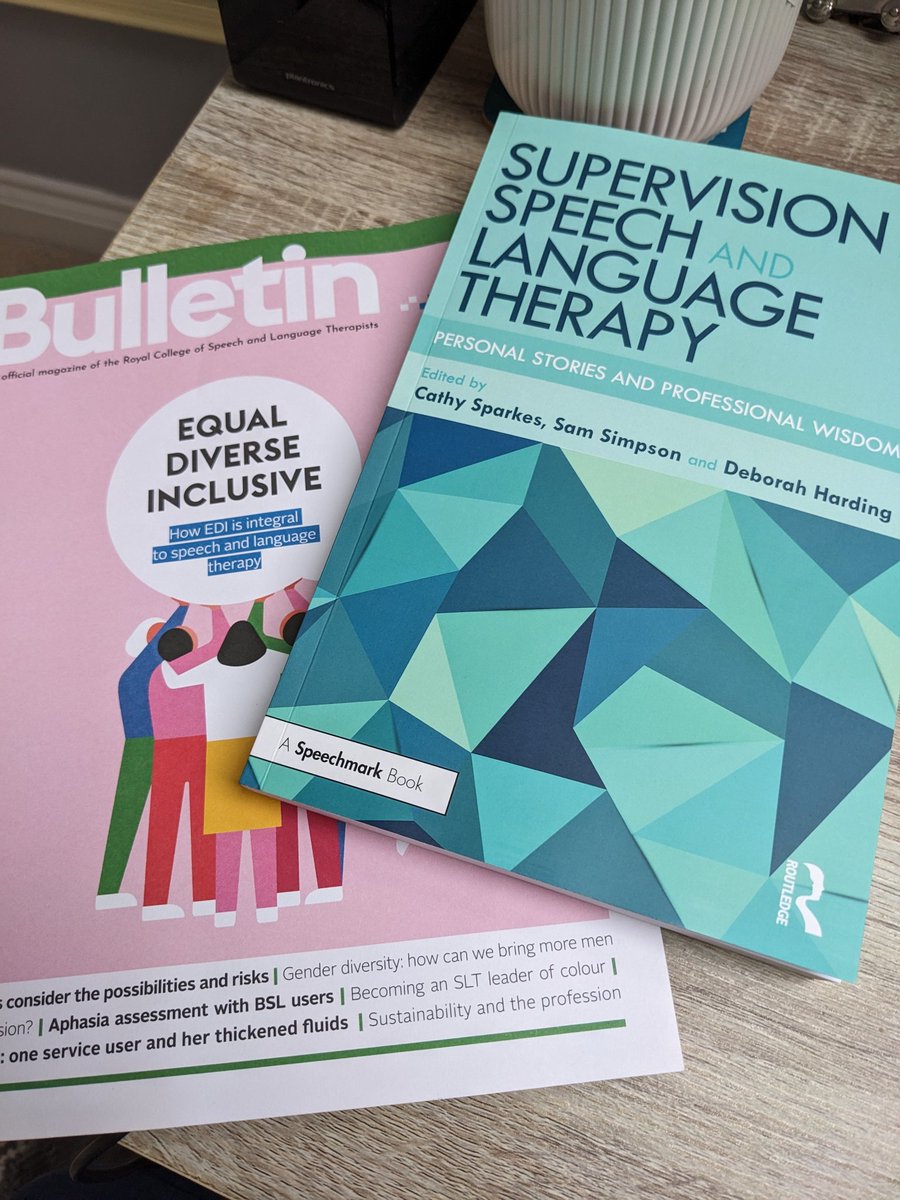 My eldest is off on his first week long residential and the nest is feeling very empty this morning 😥. Finding these in my in-tray is a glorious distraction!routledge.com/Supervision-in… available for preorder now 🥳 <a href="/SpeechmarkPub/">Speechmark</a> <a href="/RCSLT/">RCSLT 💙</a>