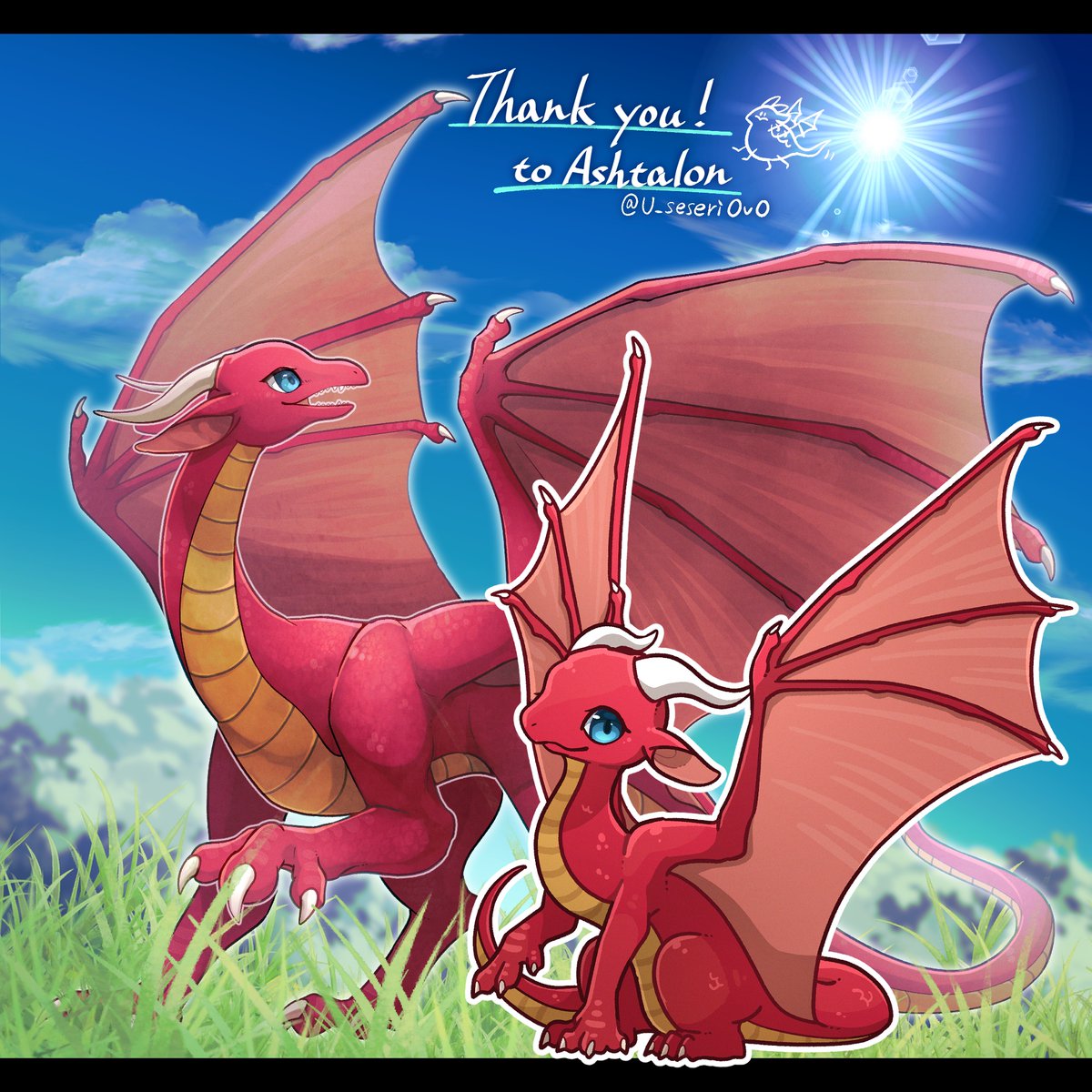 Thank you, <a href="/U_seseri0v0/">うづらせせり@多忙</a>! ❤️💛❤️