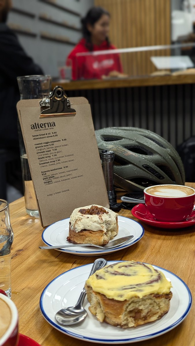 #BikeBreakfastClub 🚲☕️😜 
📍 This month we are heading to new cafe, Alterna in the Jewellery Quarter. good coffee, good food, good people, it's a vibe! Join us!! 

🗓️ Every Wednesday morning throughout OCTOBER ☕️ @ AlternaJQ

⏰ Pop by any time between 7.15-9am

See ya there✌️
.