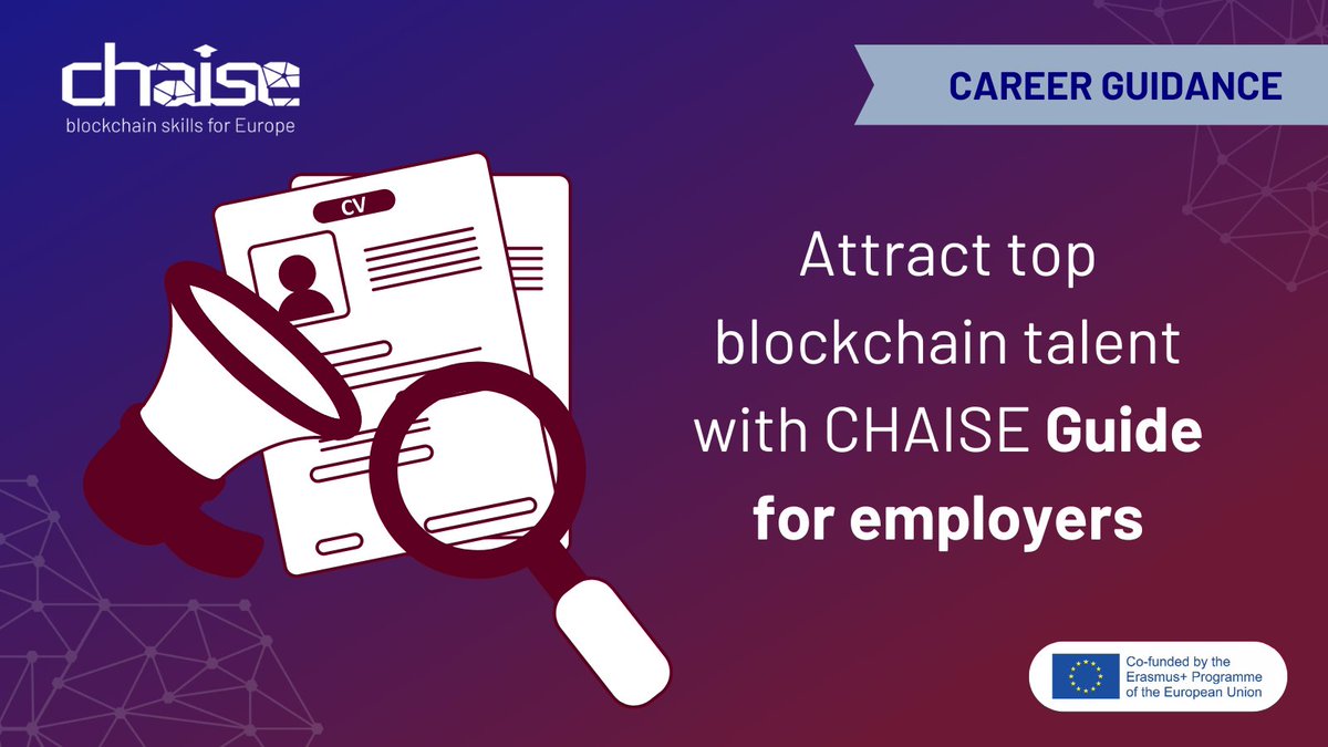 🚀 Want to attract top blockchain talent?
🌐The CHAISE Guide for Employers is your key to success!

Learn how to:
🔹Attract qualified blockchain experts
🔹 Write effective job ads
🔹 Post ads in the right places

Get started now: chaise-blockchainskills.eu/for-employers-…