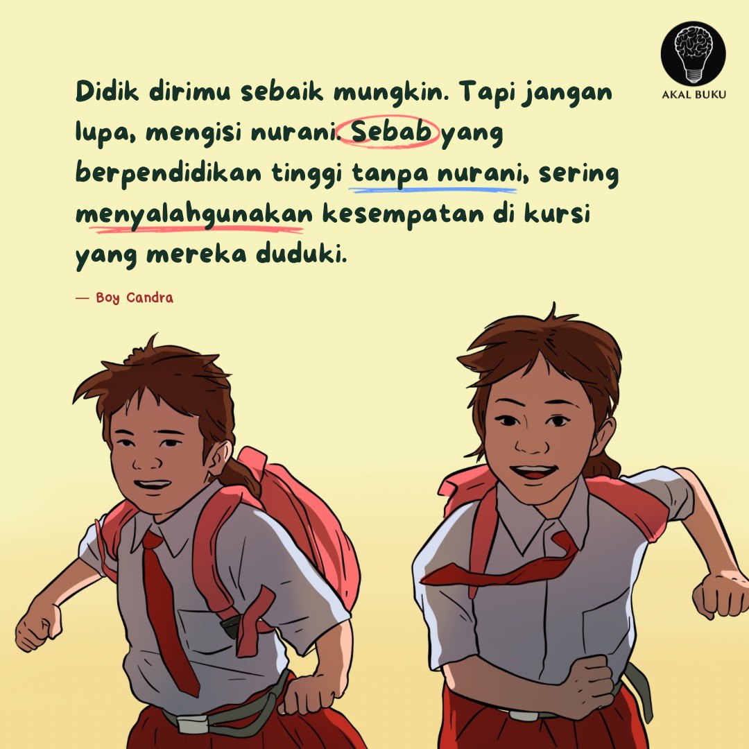 Indonesia tidak kekurangan orang pintar. Tapi kekurangan orang yang sanggup menjaga nuraninya saat bertemu lahan basah.
