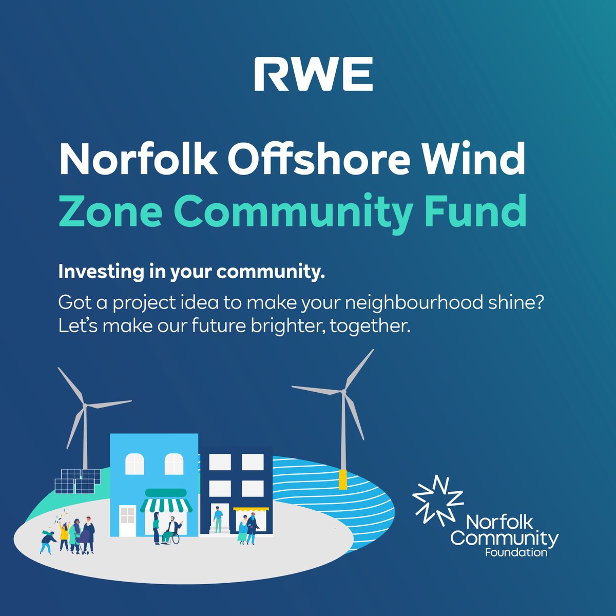 🚨 Norfolk Community Foundation is delivering the Norfolk Offshore Wind Zone Community Fund to empower local communities. This "discovery" round aims to understand community needs and expand the fund’s impact for a sustainable future. 🌍🔗norfolkfoundation.com/norfolk-offsho… 
<a href="/RWE_UK/">RWE UK</a>