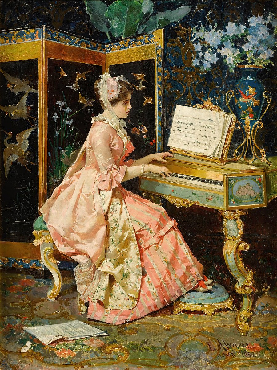 AnupVedic's tweet photo. "The Awaited Note"
{1882}
By ~ Luis Álvarez Català https://t.co/ZAJjntsnRv