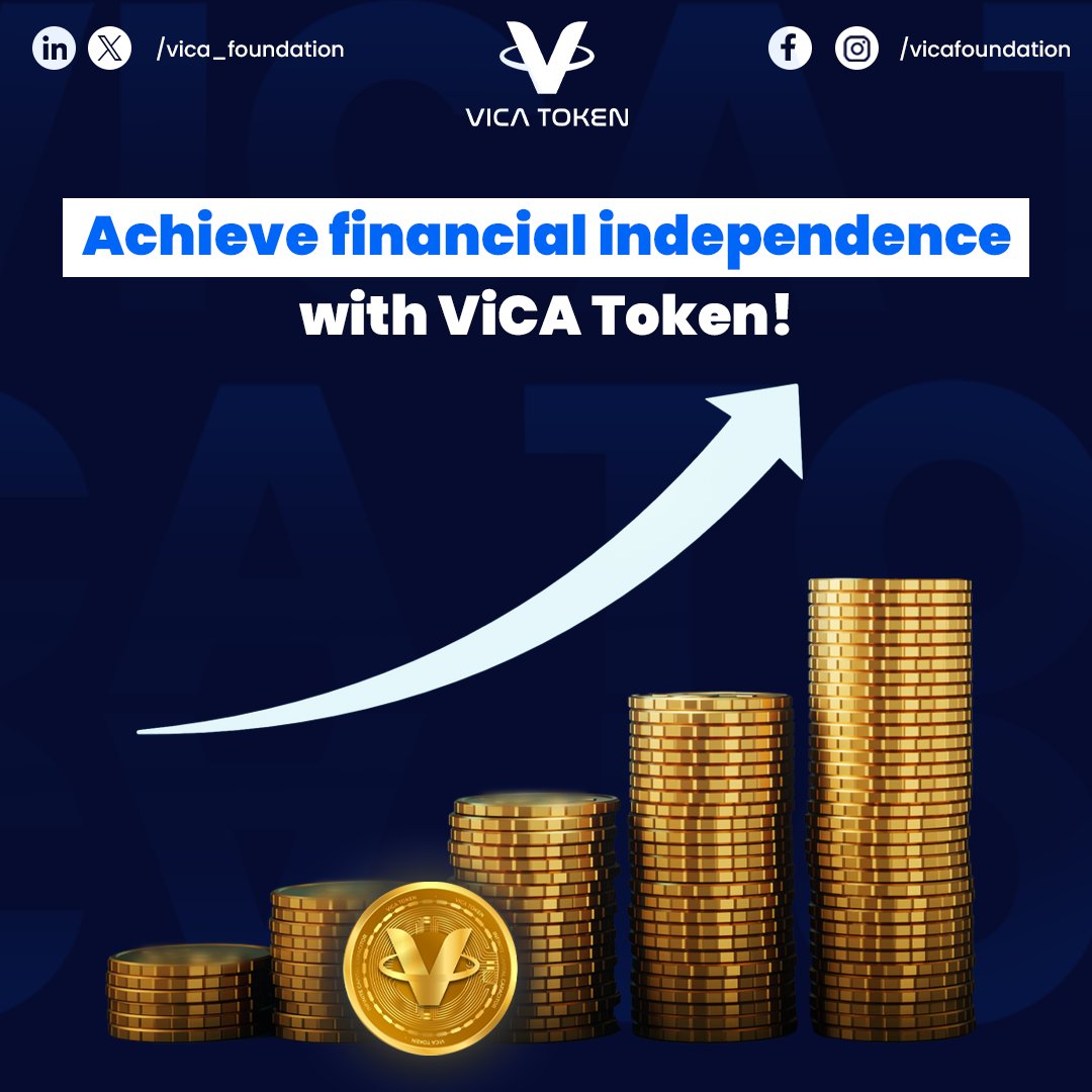 ViCA_Foundation's tweet photo. 🚀 #ViCA offers a #uniquechance to generate steady #passiveincome and #growyourwealth. Whether you’re new to #digitalassets or an expert, we empower you to reach your #financialgoals. Ready to take control?
💰 Start today at https://t.co/oUzKGP4clm! https://t.co/svTQyyjjAj