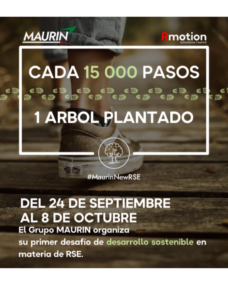 romacober's tweet photo. El primer desafío RSE del #GroupeMaurin ya está en marcha desde el 24 de septiembre y durará hasta el 8 de octubre, coincidiendo con la semana del desarrollo sostenible.

🎯 Objetivo: ¡PLANTAR TANTOS ÁRBOLES COMO PODAMOS! 🌳 https://t.co/iyzKzXrQnV
