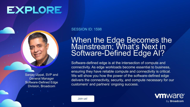 svlastra's tweet photo. When the Edge Becomes the Mainstream; What’s Next in Software-Defined Edge AI [SDEP1598BCN] https://t.co/ZqahJL1bFH https://t.co/ozhCtF5Uaq