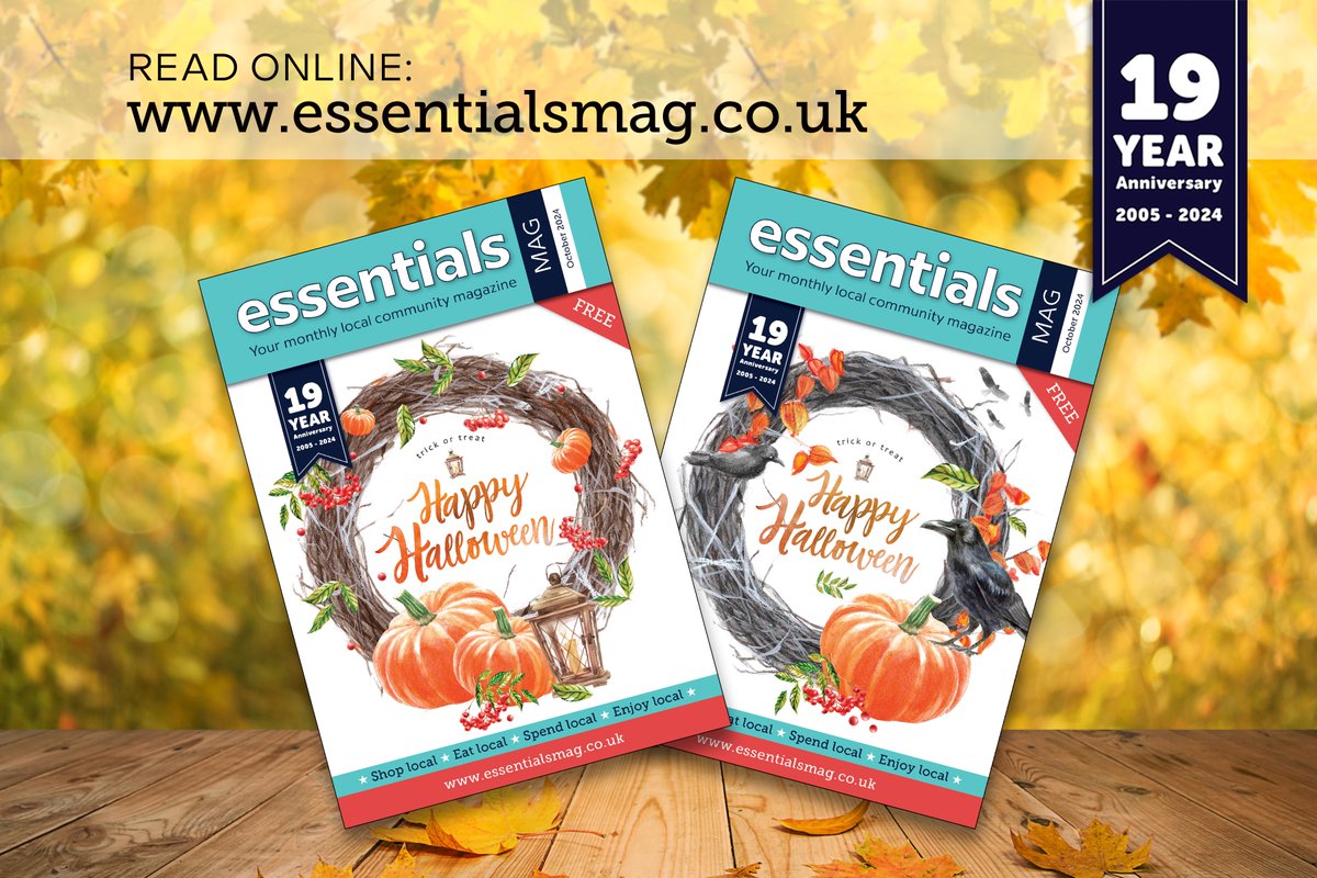 EssentialsMAG1's tweet image. The October editions of EssentialsMAG are out now! Watch your letterbox for the latest #Wrexham  community news, events, and features. You can also read our magazines online at: essentialsmag.co.uk 

#EssentialsMAG #CommunityNews #wrexham #chester #Local #localbusiness