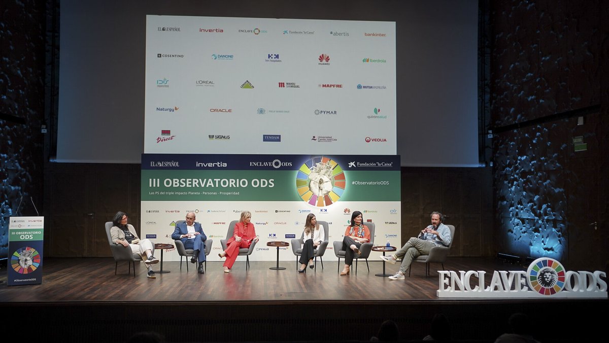 🔹 El 17 de septiembre, <a href="/Belen_Viloria/">Belén Viloria</a> (<a href="/BCorpSpain/">B Corp Spain</a>) participó en el III Observatorio de los ODS impulsado por <a href="/elespanolcom/">EL ESPAÑOL</a> para hablar sobre el impacto de la sostenibilidad en el empleo, ¡en una mesa redonda de lujo con las #BCorps <a href="/21gramos_net/">21gramos</a>, <a href="/danone_es/">Danone España</a> y @SomosQuiero!

🧵