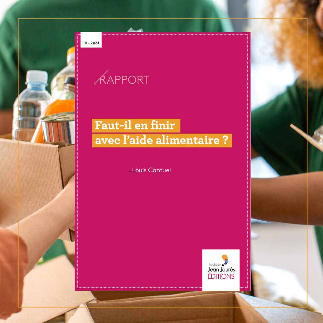 Fondation Jean-Jaurès (@j_jaures) on Twitter photo 📕🍽️ En France, l'accès à l'alimentation des plus démunis repose largement sur les associations. <a href="/LouisCantuel/">Louis Cantuel</a> analyse les réalités de l'aide alimentaire et fait des propositions pour faire reculer la pauvreté et renforcer l’accès de tous à l’alimentation.
jean-jaures.org/publication/fa… 📕🍽️ En France, l'accès à l'alimentation des plus démunis repose largement sur les associations. <a href="/LouisCantuel/">Louis Cantuel</a> analyse les réalités de l'aide alimentaire et fait des propositions pour faire reculer la pauvreté et renforcer l’accès de tous à l’alimentation.
jean-jaures.org/publication/fa…