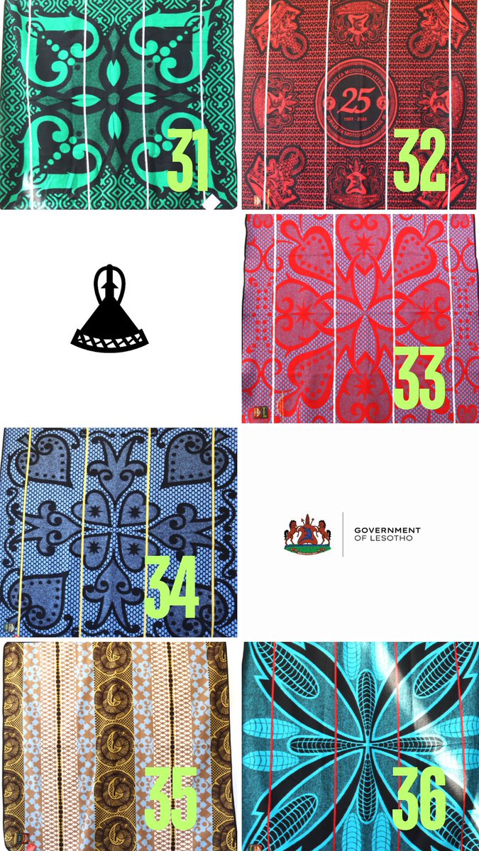 LesothoPR's tweet photo. WEAR YOUR BLANKET! 🇱🇸CELEBRATE INDEPENDENCE!
Choose your best from this array of Basotho Blankets.
Venue: Setsoto Stadium
Date: 4th October 2024
Time: 7:00am
#Basothoblankets #200yearsofbasotho #200yearscelebration https://t.co/tdw66jLdev