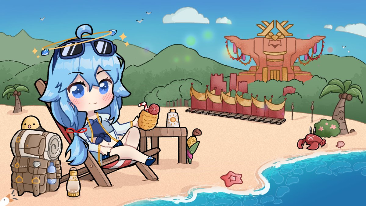 <a href="/Wynn_tah/">🌱 Elda 🌱</a> made an incredible new #Discord banner for the latest #Dawntrail expansion on our #ffxiv Discord. 

Huge thanks; we love it! The girl sunbathing is our community mascot, "Ae." She is inspired by an Aetheryte—a living version of an Aetheryte in Eorzea.