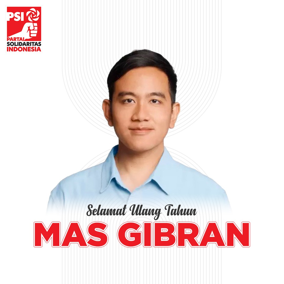 psi_id's tweet image. Selamat ulang tahun Mas Wapres Terpilih, Gibran Rakabuming Raka @gib🌹❤️

Semoga dikuatkan dalam mengemban amanah, sehat dan bahagia selalu 🔥👍