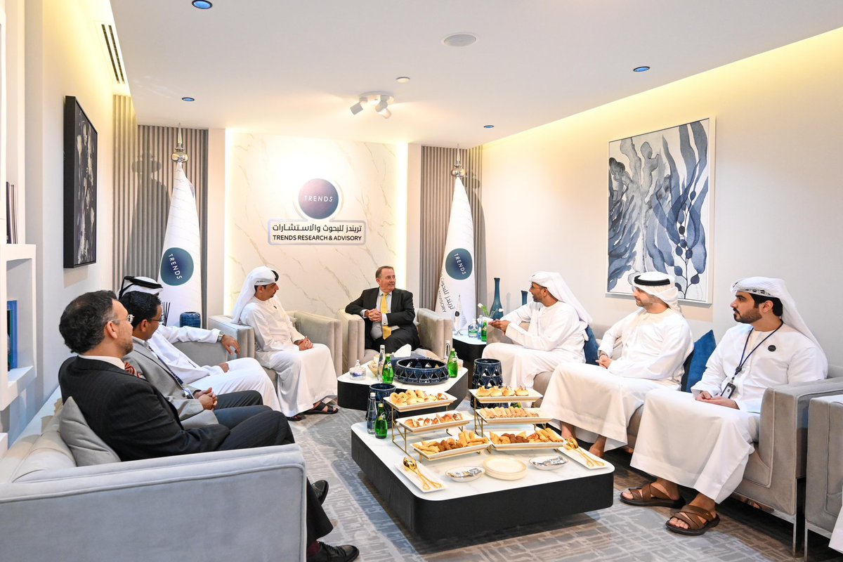 TrendsRA's tweet image. TRENDS Research &amp;amp; Advisory and the UK Abraham Accords Group signed an MoU to promote research cooperation and knowledge exchange.

#TRENDS #AbrahamAccords #KnowledgeExchange #ForseeingTheFutureThroughKnowledge 

“تريندز” ومجموعة اتفاقيات أبراهام البريطانية يوقعان مذكرة تفاهم…