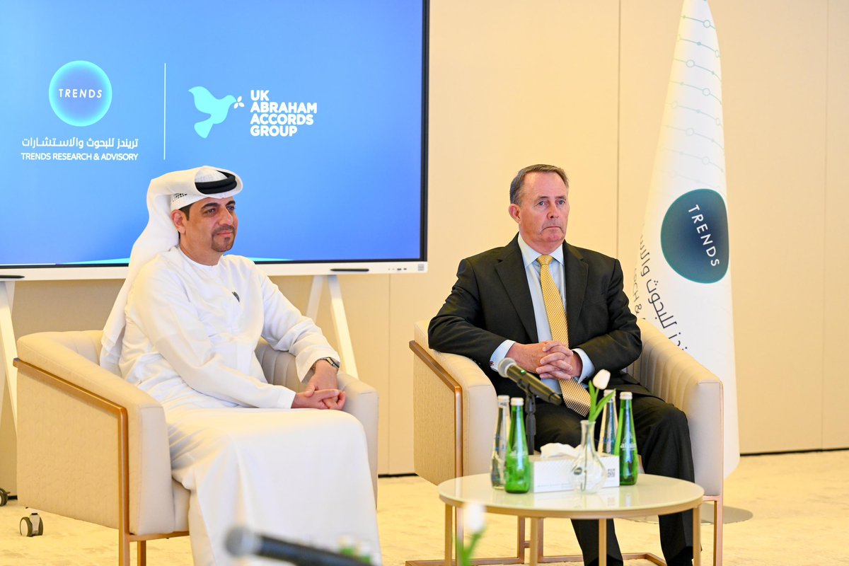 TrendsRA's tweet image. TRENDS Research &amp;amp; Advisory and the UK Abraham Accords Group signed an MoU to promote research cooperation and knowledge exchange.

#TRENDS #AbrahamAccords #KnowledgeExchange #ForseeingTheFutureThroughKnowledge 

“تريندز” ومجموعة اتفاقيات أبراهام البريطانية يوقعان مذكرة تفاهم…