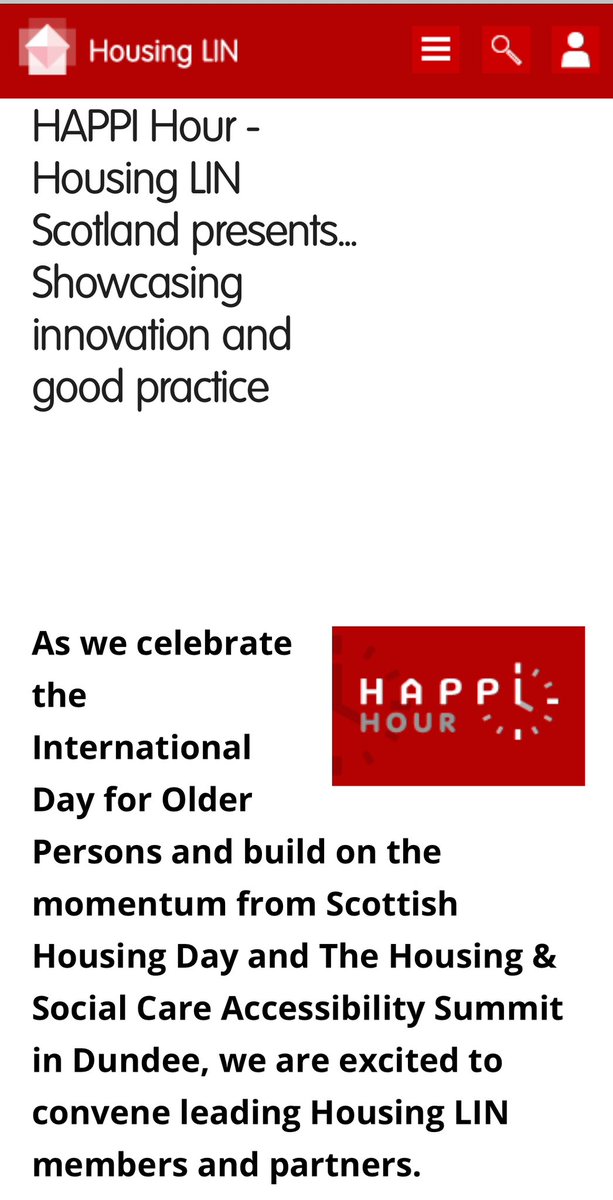 Jeremy_HLIN's tweet image. Hot on the heels of last week’s #HCSAS2024 Summit in Dundee, I am looking forward to chairing this afternoon’s #HLINScotland #HAPPIHour with @Horizon_Housing @Blackwood_HC @BieldScotland &amp;amp; @AndersonBellChr. 
There’s still time to sign up at housinglin.org.uk/Events/HAPPI-H…