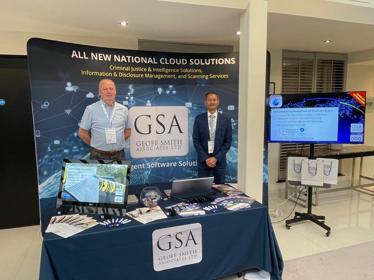 GSA are at the SocEx Strategic conference with partners Altia. Advancing the benefits of CycComms, a single national platform for Communications Data Acquisition and Exploitation.
gsaltd.com
altiaintel.com