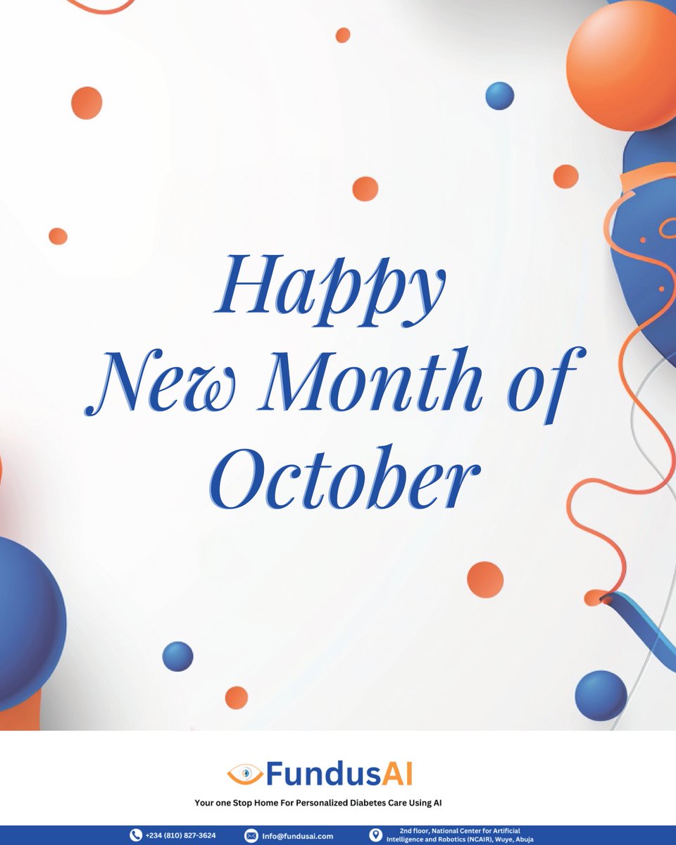 FundusAI's tweet photo. Happy Independence Day, Nigeria!
As we celebrate progress, letโs also focus on our health.
Hereโs to a healthier, brighter future this October. ๐ฟ๐ช
#HappyIndependenceDay
#NewMonth #FundusAI
#DiabetesCareย
#Innovation https://t.co/iOTos90Mfg