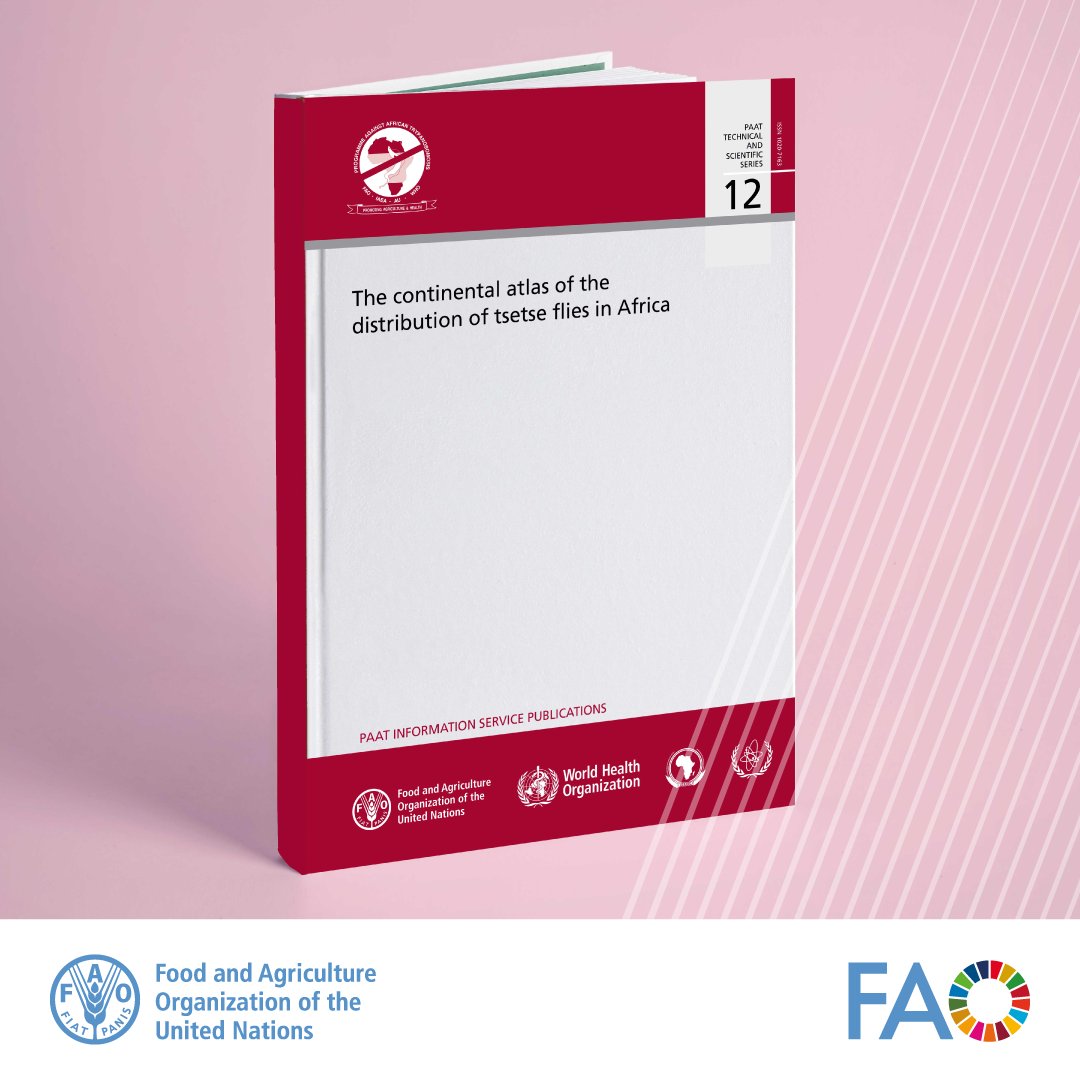 #Tsetse flies threaten both human and #animalhealth in sub-Saharan Africa.

<a href="/FAO/">Food and Agriculture Organization</a>’s new atlas provides an update on their distribution, supporting better strategies to fight the disease in livestock (nagana) and humans (#sleepingsickness).

doi.org/10.4060/cd2022…