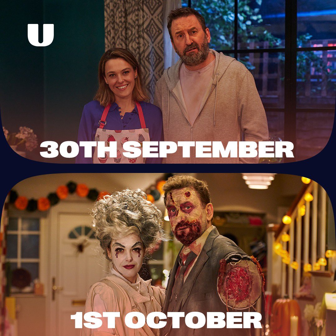 StreamOnU's tweet image. Just us?! 🍂 

Stream #NotGoingOut free on U