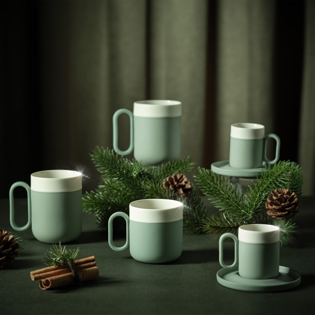 EsmaDereboy's tweet image. The Harmonious Refresh Collection brings the vibrant colours of nature into your home, symbolizing renewal and freshness with the stunning harmony of
nile and ivory. 

#esmadereboyporcelain #esmadereboy #handmadeporcelain