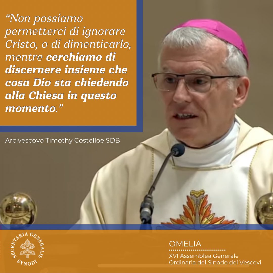 Synod.va (@synod_va) on Twitter photo “In the creative design of God we are made for each other". Archbishop Timothy John Costelloe, SDB, <a href="/PerthCatholic/">Archdiocese of Perth</a> <a href="/ACBC1/">Australian Catholic Bishops Conference</a>
#synod2024 #sínodo2024 #sinodo2024 #sínodo2024 #synode2024
#synodality #sinodalidad #sinodalità #sinodalidade #synodalité “In the creative design of God we are made for each other". Archbishop Timothy John Costelloe, SDB, <a href="/PerthCatholic/">Archdiocese of Perth</a> <a href="/ACBC1/">Australian Catholic Bishops Conference</a>
#synod2024 #sínodo2024 #sinodo2024 #sínodo2024 #synode2024
#synodality #sinodalidad #sinodalità #sinodalidade #synodalité