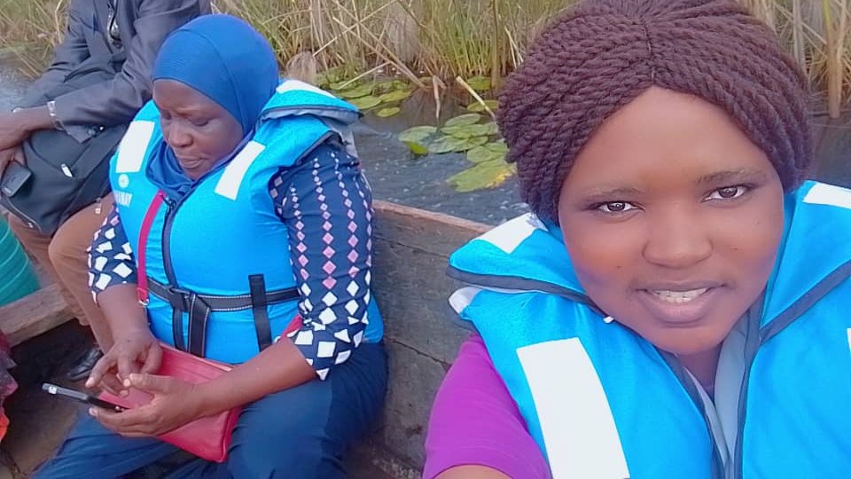 On our way to Buyiga Island for the mapping exercise targeting girls with disabilities who are in school. We are promoting youth education to keep girls in school to prevent child marriage. #UnitedAgainstChildMarriage
 #GirlsFirstFund
#DisabilityAwareness
#EndChildMarriage
