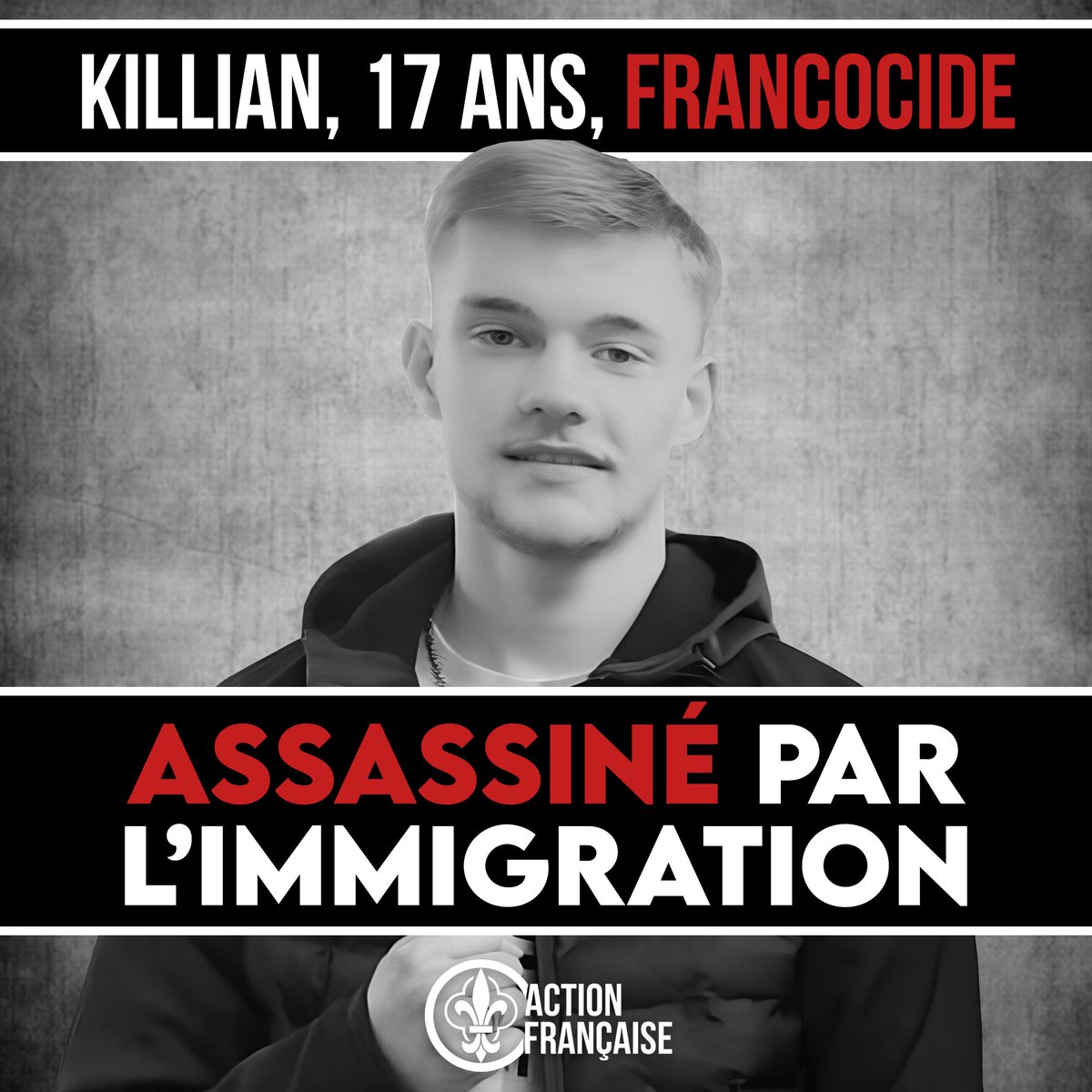 ➡️🕊️ Nouveau  drame : après Philippine, un jeune Normand champion de boxe a été  poignardé à mort par un Algérien. Nous nous associons au chagrin des  proches. 

Chaque jour, le régime trahit et tue. Abattons-le !