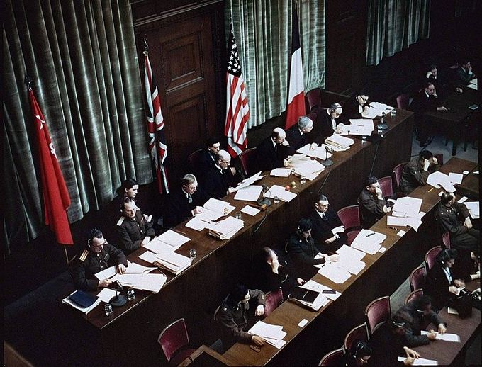 pycpim's tweet photo. On October 1, 1946 the main Nuremberg trials concluded, marking a pivotal moment in the pursuit of justice. After countless court sessions, verdicts were delivered for 22 of the 24 defendants, ensuring accountability for Nazi war criminals.
#ArrestNetanyahu #BanAzov #WWII #CPIM https://t.co/BkgR0thPBY
