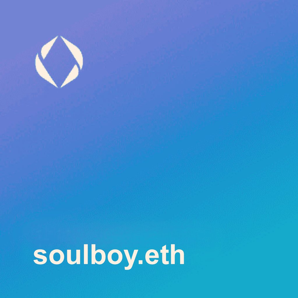 ⚠️ #Web3 Username Grail Alert ⚠️

soulboy.eth

🔥Position Accordingly🔥
opensea.io/COOL_AF_ENS
🔥Open to offers FREN🔥

#ensvision #ensdomains #HipHopMusic #hiphop #KPOP #DomainsForSale #Kpopnsfw #kpoptwt #haruto #ENS #BTS #6ense #SOUL

🆔️  Secure your Digital Identity  🆔️