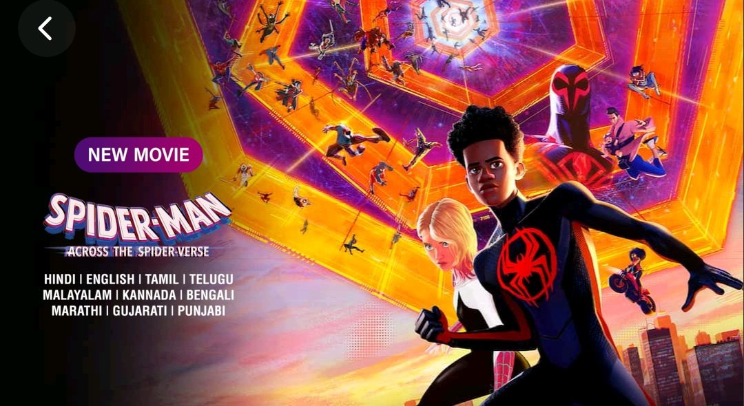 CinemaRareIN's tweet photo. Teen Miles Morales teams up with Gwen Stacy on a new adventure, facing sinister foe The Spot and a vast legion of parallel heroes in the Multiverse.

#SpiderMan: #AcrossTheSpiderVerse (2023) by #JoaquimDosSantos #KempPowers &amp; #JustinKThompson, now streaming on @SonyLIV. https://t.co/eUwJ50UfkP