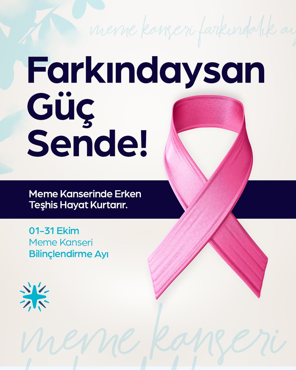 Farkındaysan güç sende!
Meme Kanserinde erken teşhis hayat kurtarır.
.
.
.
#memekanseri #memekanserifarkındalığı