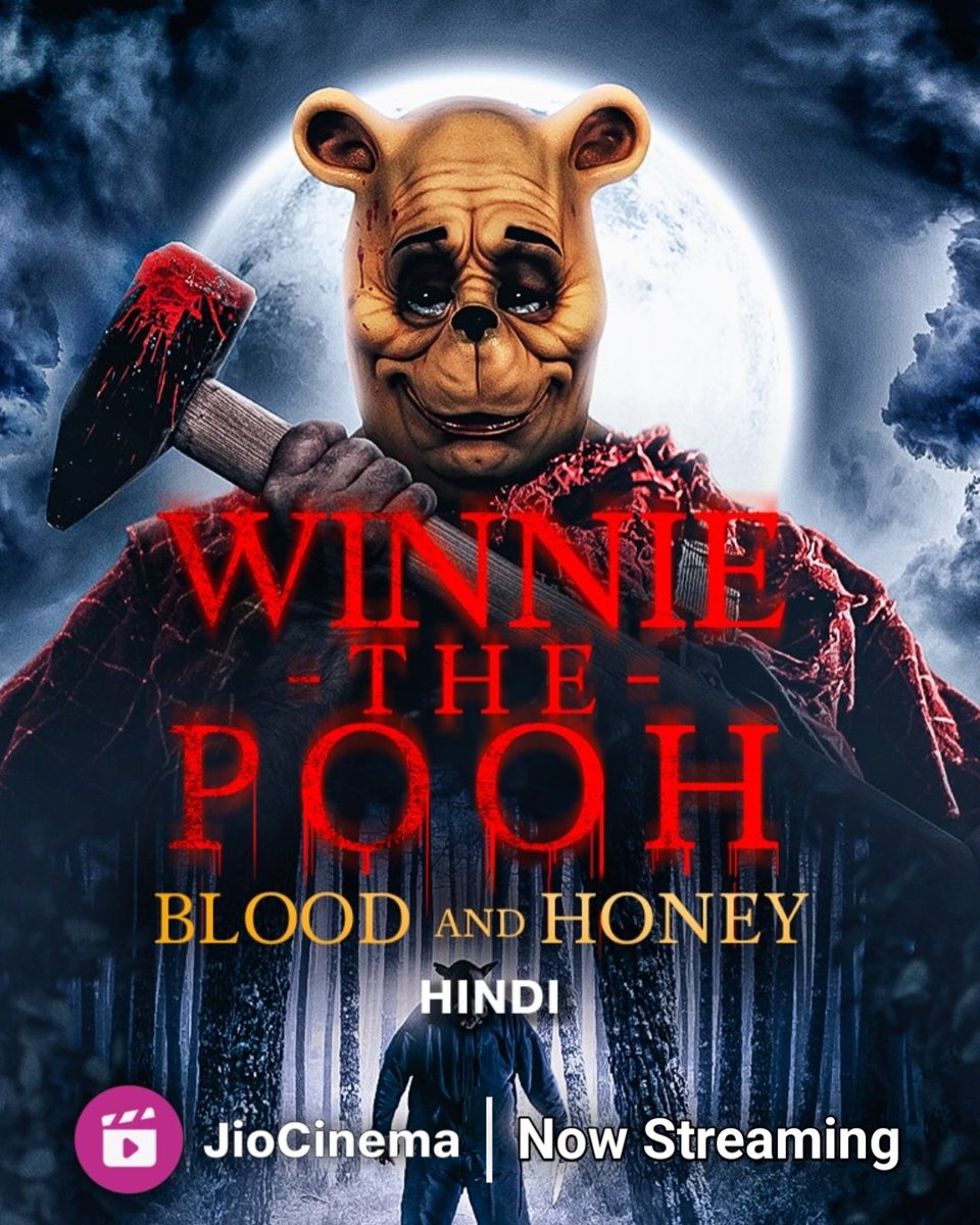 FlickMatic_'s tweet image. WINNIE THE POOH: BLOOD AND HONEY [2023] British American Horror Slasher Drama Film

Now Streaming in #Hindi Dub Language Only on @JioCinema.

IMDb Rating:- 2.9/10

Official Trailer:-
youtu.be/W3E74j_xFtg

#WinnieThePoohBloodAndHoney #PictureWorks #JioCinema @FlickMatic_
