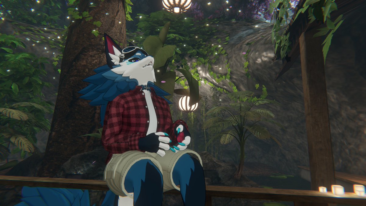 Frostywuff's tweet photo. Doing dumb stuff while taking photos of the outfit 🍑 https://t.co/EWKburK4Jl