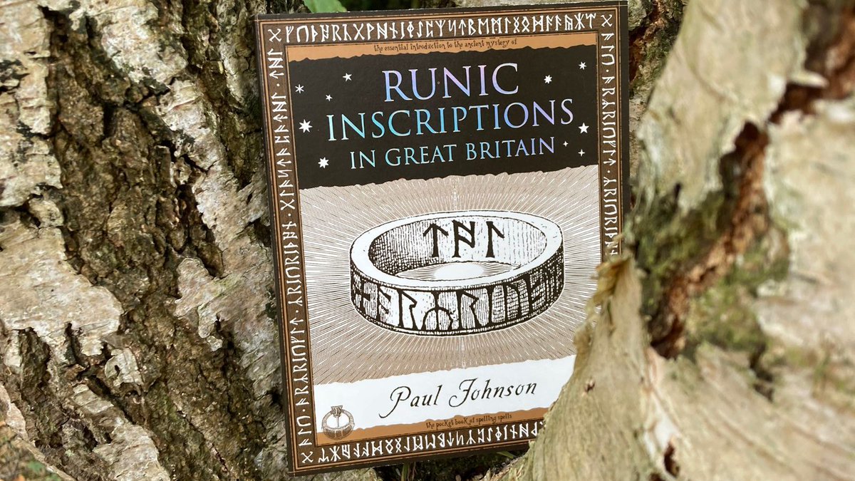 WoodenBooks_'s tweet photo. Our one-stop guide to the history of the ancient language of Runic Inscriptions by Paul Johnson. Gain a grasp of rune lore and understand the magic of this archaic script.

#history #ancientlanguage #ancienthistory #runes #runelore #Britian #language #folklore #books #ideas https://t.co/nhDcrj2J6G