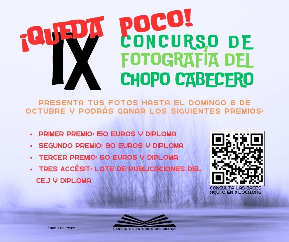 🚨¡ÚLTIMOS DÍAS PARA PRESENTAR TUS FOTOS AL IX CONCURSO DE FOTOGRAFÍA DEL CHOPO CABECERO! 🚨

6 de Octubre fecha tope para enviar las fotos

Marcar en vuestro calendario que la fecha sigue siendo:
📲 26 de Octubre
📌 Pancrudo

Nos vemos allí❗❗❗
