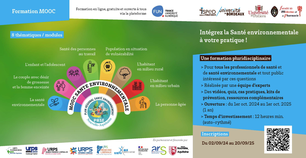 Isped (@isped_bordeaux) on Twitter photo La 3รจme session du #๐๐๐๐ #๐๐๐ง๐ญ๐ฬ #๐๐ง๐ฏ๐ข๐ซ๐จ๐ง๐ง๐๐ฆ๐๐ง๐ญ๐๐ฅ๐ ouvre le 01/10 !
Un MOOC en ligne, ๐ ๐ซ๐๐ญ๐ฎ๐ข๐ญ, pour dรฉcrypter les discours et expรฉrimenter la Santรฉ Environnementale.
๐Inscriptions : i.mtr.cool/fiyvevaifk
๐Infos :ย i.mtr.cool/ggxhhaxqup La 3รจme session du #๐๐๐๐ #๐๐๐ง๐ญ๐ฬ #๐๐ง๐ฏ๐ข๐ซ๐จ๐ง๐ง๐๐ฆ๐๐ง๐ญ๐๐ฅ๐ ouvre le 01/10 !
Un MOOC en ligne, ๐ ๐ซ๐๐ญ๐ฎ๐ข๐ญ, pour dรฉcrypter les discours et expรฉrimenter la Santรฉ Environnementale.
๐Inscriptions : i.mtr.cool/fiyvevaifk
๐Infos :ย i.mtr.cool/ggxhhaxqup