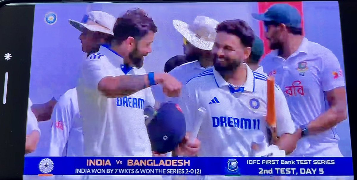 And yes, Bangladeshi Tigers after two amazing wins came to India to conquer! The second test attitude by India is just #Respect 
Whatta win! What’s #Bazball again?! 🇮🇳🇮🇳

<a href="/BCCI/">BCCI</a> #Cricket #TeamIndia