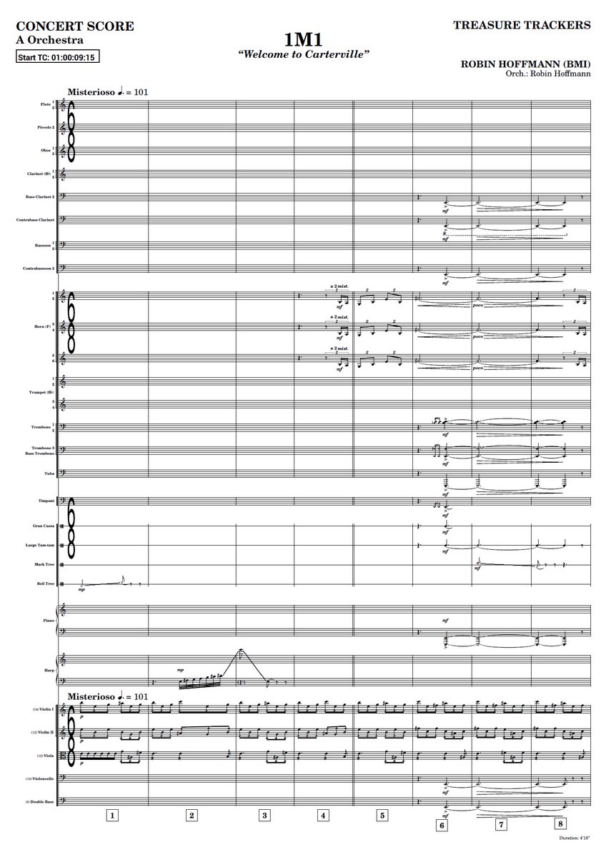 RobinHoffmann's tweet image. It’s out! I’m thrilled to announce the release of my score for Treasure Trackers! If you're a fan of classic orchestral adventure music, this one’s for you! Streaming link below!
#treasuretrackers #filmcomposer #soundtrack #orchestra #filmscore #composer