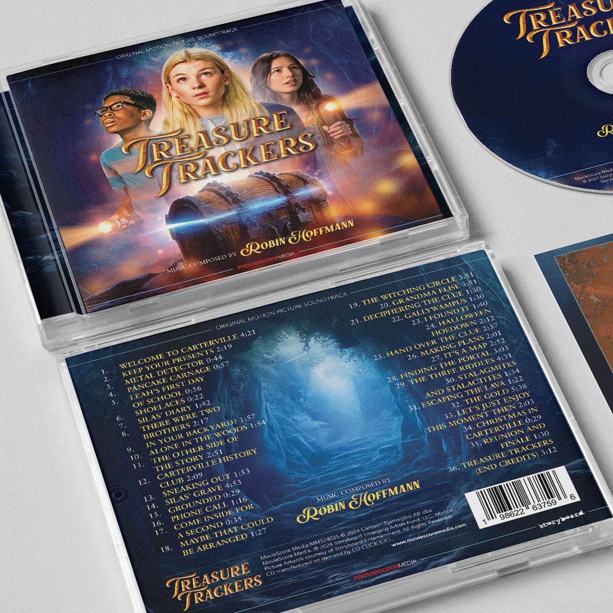 RobinHoffmann's tweet image. It’s out! I’m thrilled to announce the release of my score for Treasure Trackers! If you're a fan of classic orchestral adventure music, this one’s for you! Streaming link below!
#treasuretrackers #filmcomposer #soundtrack #orchestra #filmscore #composer
