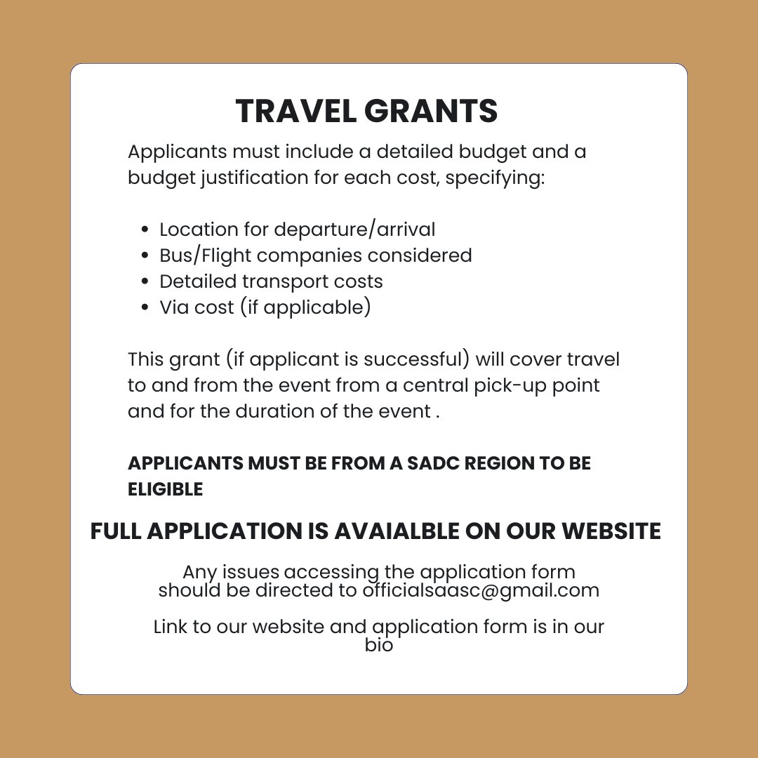 🚨 Exciting Event Alert! 🚨

Join us for the 10th Student Development Workshop at the University of the Witwatersrand in Johannesburg! 🎓🔬