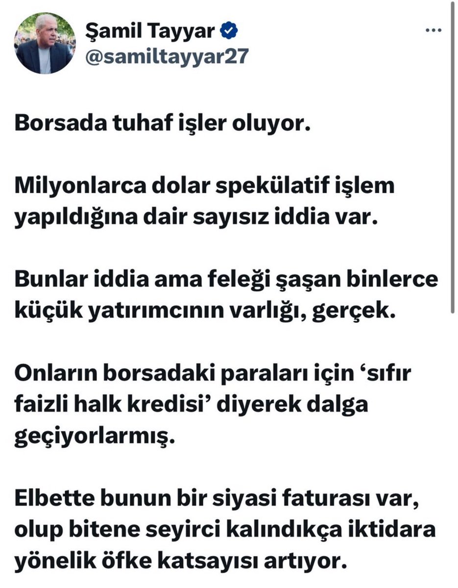 gumushisseler's tweet photo. #bist100 akpli vekilin #borsa hakkında attığı tweet yazınlar olsun sürekli düşen bir endeks Ve buna ses çıkarmayan yetkililer 

Sahi bu @spkgovtr neden var ki!
Madem hiçbir şeye müdahale etmeyecekler kapatsınlar kurumu katılanlar beğenip rt yapsın https://t.co/WteYj2mVFE