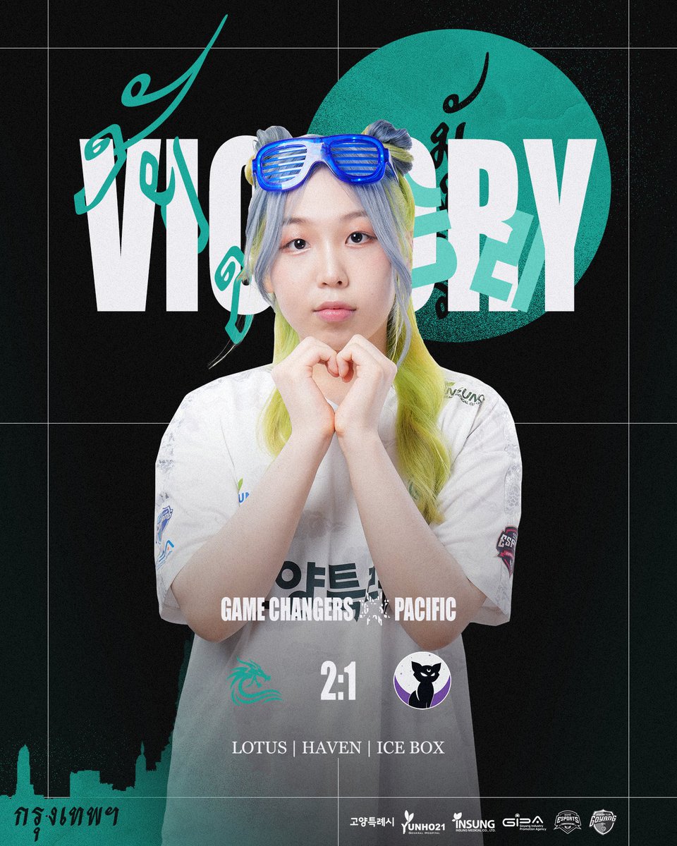 𝐑𝐄𝐒𝐔𝐋𝐓     

방콕에서의 첫 승리! 아슬아슬했지만 결국 승리했습니다! 😅
First victory in Bangkok! It was a close call, but we pulled off the victory! 😅

2-1 Purr-Fectionists 🌏

#flymir🌊