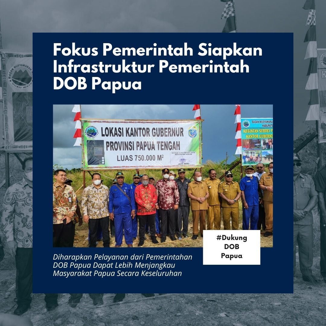 danangarifin156's tweet photo. Fokus Pemerintah Siapkan Infrastruktur Pemerintah DOB Papua #DaerahOtonomiBaru #DOBPapua #PapuaMaju #PapuaSejahtera https://t.co/ZDiZ1KT6zo