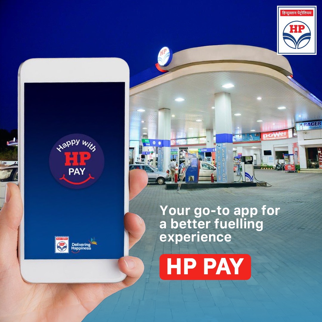 HPCL's tweet image. HP PAY App comes loaded with immense benefits. Better fueling experience, more savings and exciting rewards are just a few of the many. Download the HP PAY App now and enjoy manifold advantages. 

#HPPAY #HPCL #DeliveringHappiness #HPTowardsGoldenHorizon