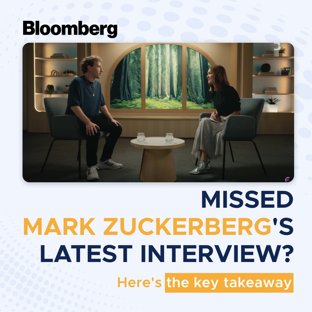 digiscorp's tweet image. In the interview, Zuckerberg shared Meta’s focus on open-source AI models like Llama 3.1.

instagram.com/p/DAkzV9sIiIf/…