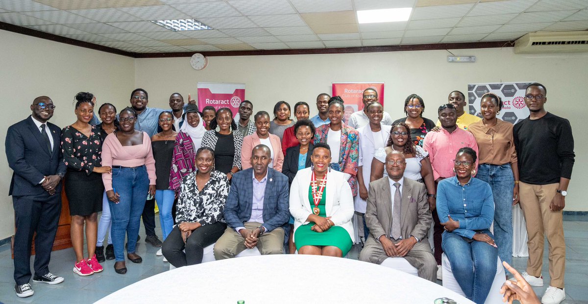 rotaractkololo's tweet photo. ๐ฐ๏ธ Late Post!
Last Month we Celebrated 34 yrs of service & fellowship!
#RotaractKololo Charter Night was an overwhelming success! - Thanks to our Special Guest; PDG Mike Kennedy Sebbalu for inspiring us to be exceptional!
#TheWarriorsat34
#CharterNight #BeExceptional https://t.co/fMqStYyzc2