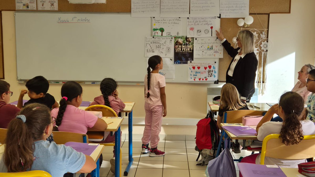 MostafaFourar's tweet image. A l&apos;école Felix Soules d&apos;Eauze dans le @LeGers32 de beaux projets autour de l&apos;engagement et de la transmission des valeurs. Bravo à l&apos;équipe enseignante qui mobilise les élèves autour de ces valeurs par le biais de la #lecture, d&apos;une webradio ou du conseil des élèves.