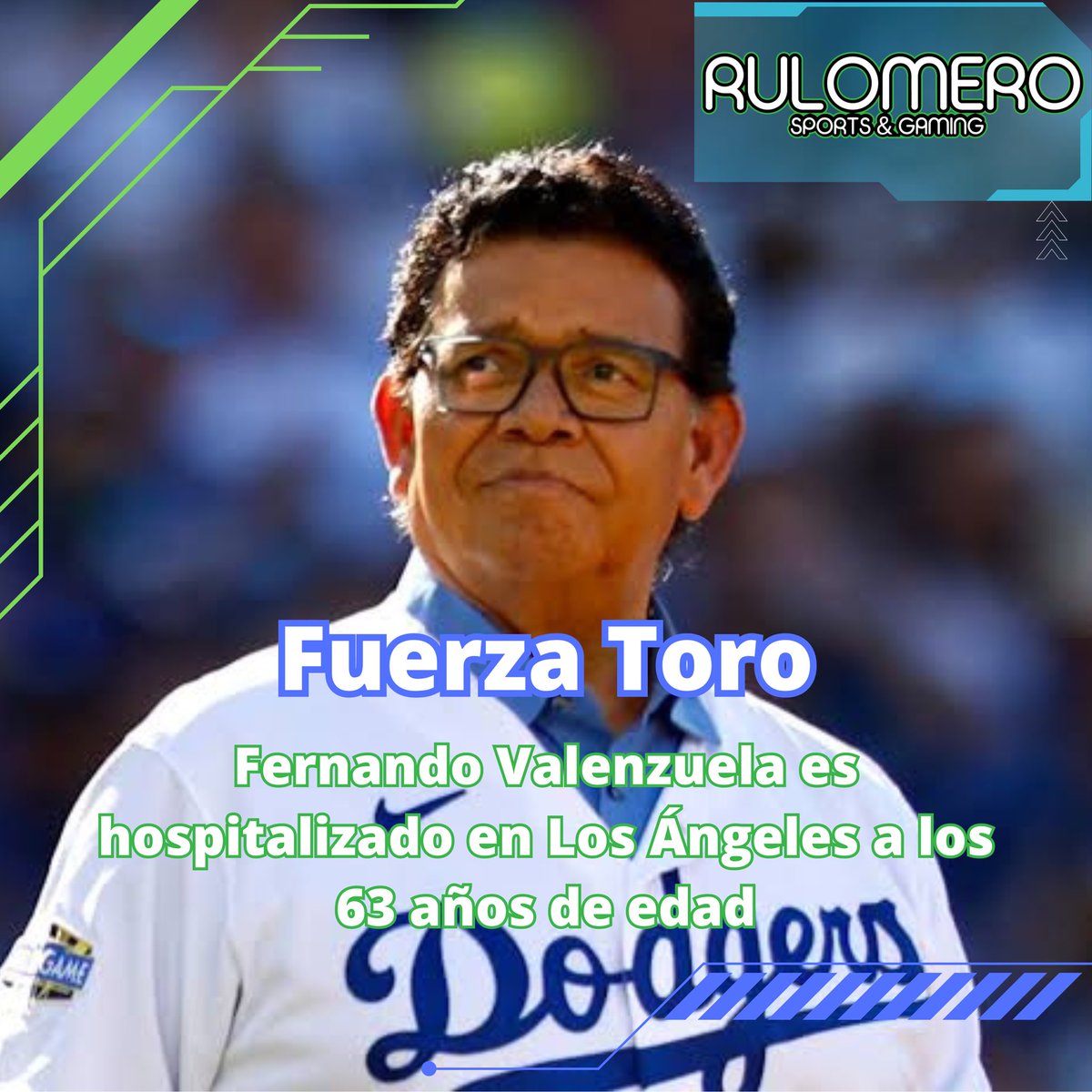Rulomero's tweet photo. 🐃FUERZA TORO💪

🇲🇽 #FernandoValenzuela fue hospitalizado en 🇺🇸 #LosAngeles a la edad de 63 años.

🤐La familia del ex pelotero mexicano ha guardado silencio, aunque es evidente su drástica pérdida de peso en los últimos meses.

🙌QUE TE RECUPERES PRONTO, LEYENDA🙌

#FerSoriano https://t.co/b45367vugS